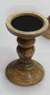 Mango Wood Candle Holders from India/Individually Priced