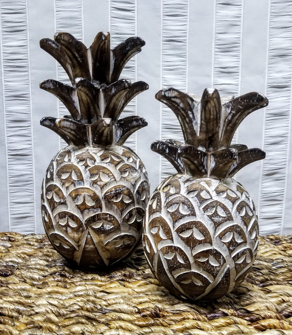 Wooden Pineapple - Birdie's Nest Inc