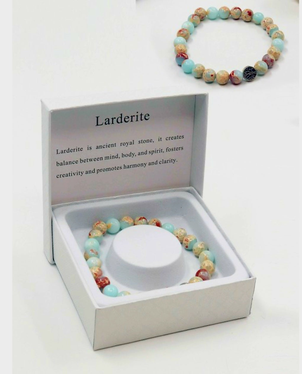 Larderite Beaded Bracelets with Gift Box