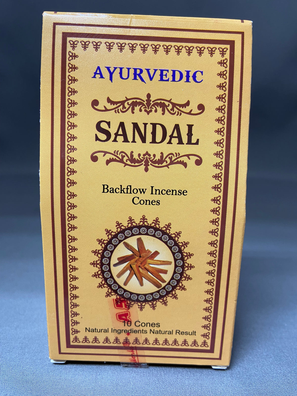 Incense Backflow Cones Ayurvedic/Sandalwood