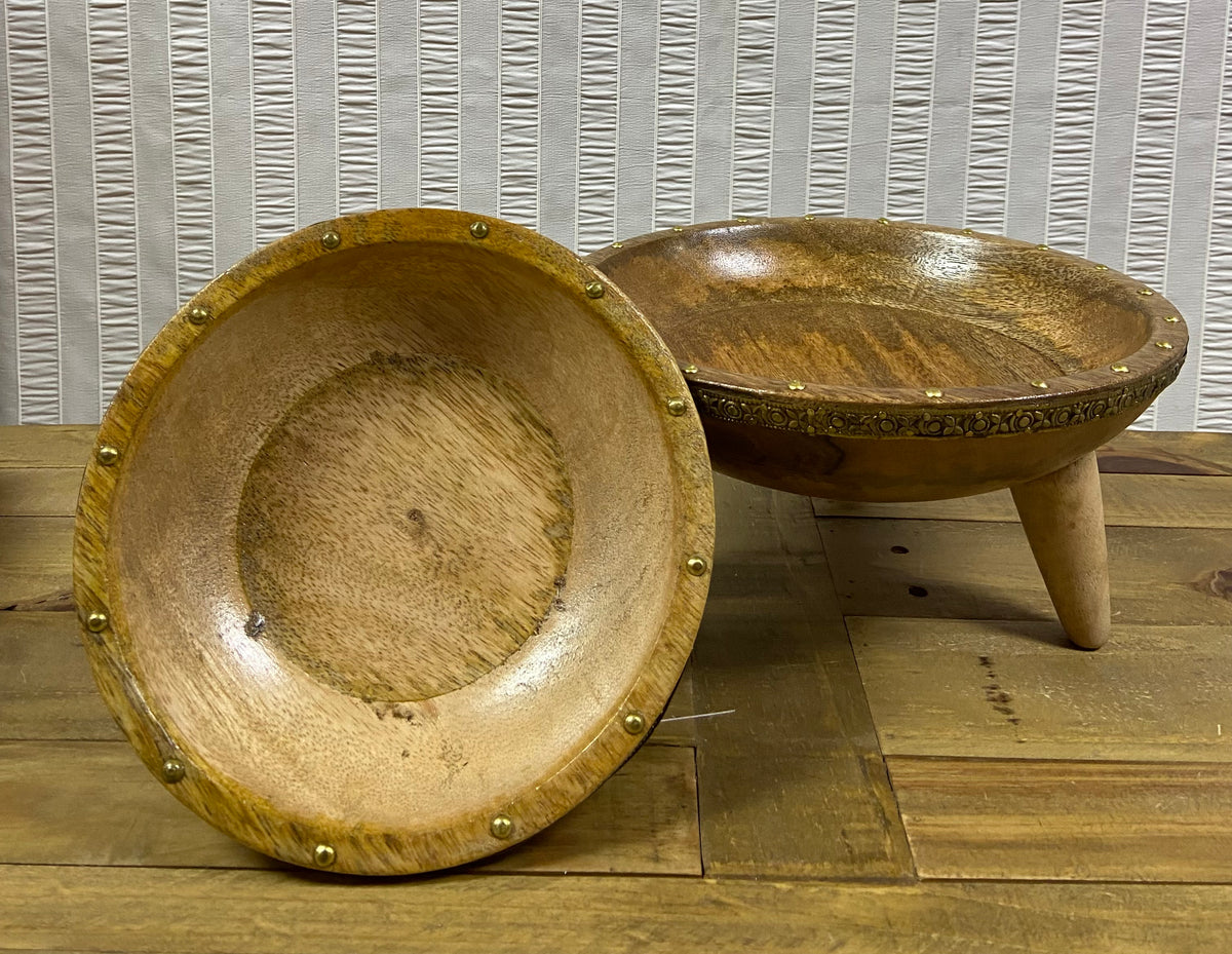 CLEARANCE - Wooden Bowls from India
