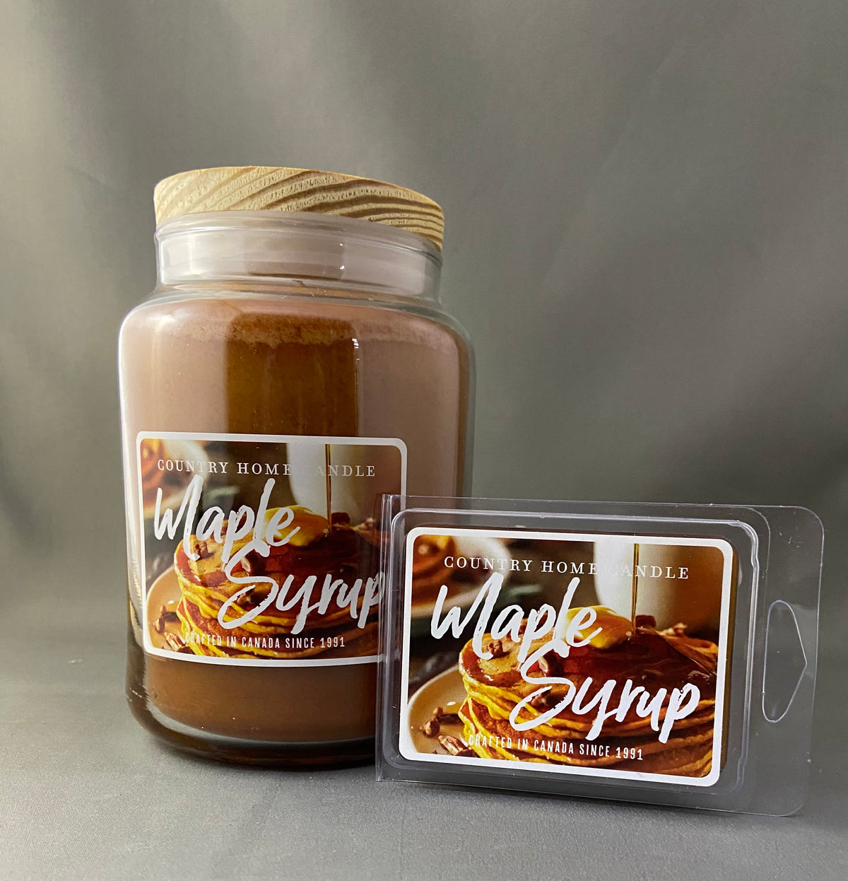 Country Home Maple Syrup Candle and Wax Melts