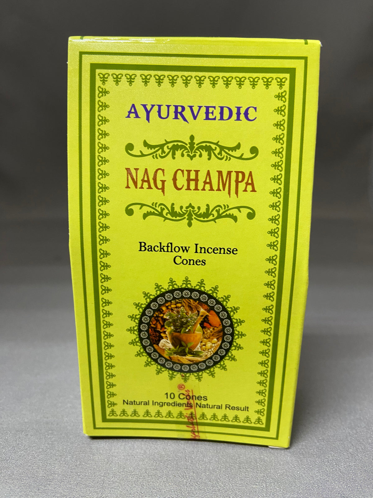 Incense Backflow Cones Ayurvedic/Nag Champa
