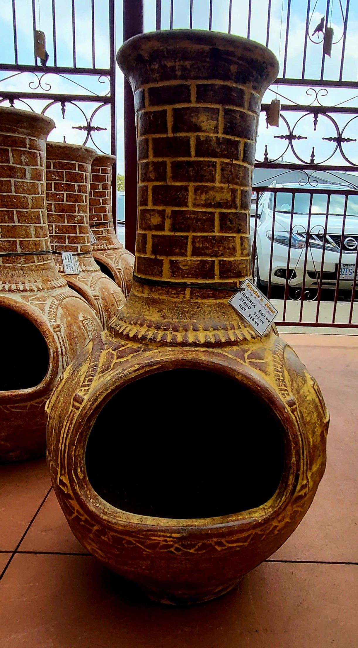 La Casa Design Clay Chimineas CLEARANCE