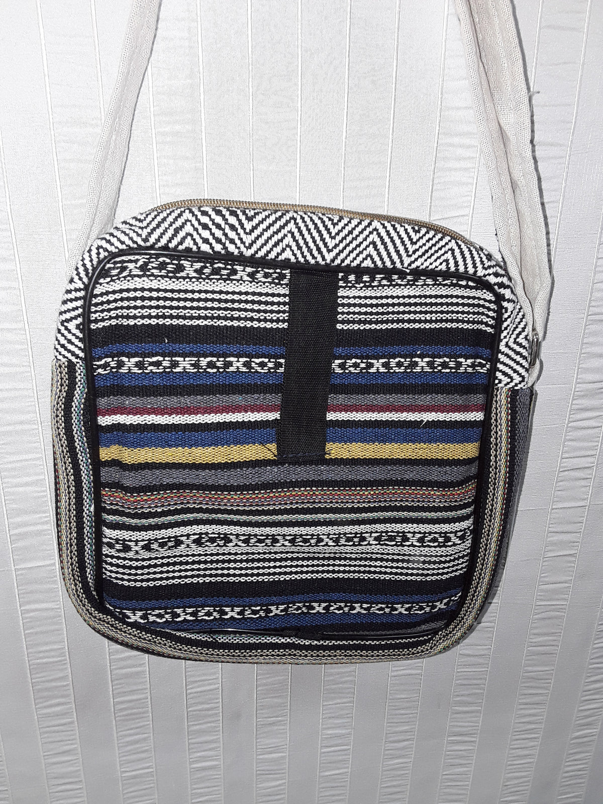 Striped Hemp Crossbody