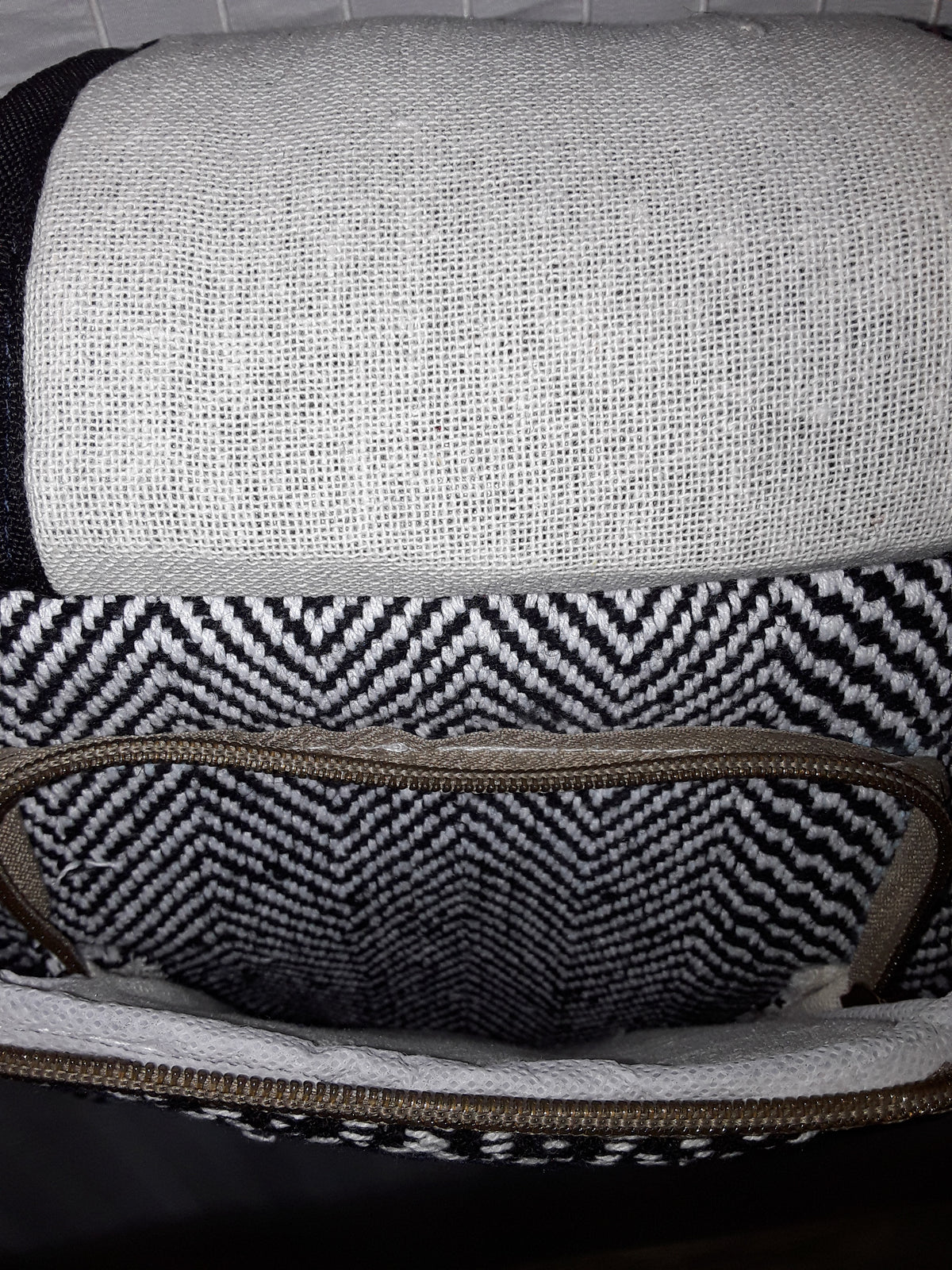 Striped Hemp Crossbody