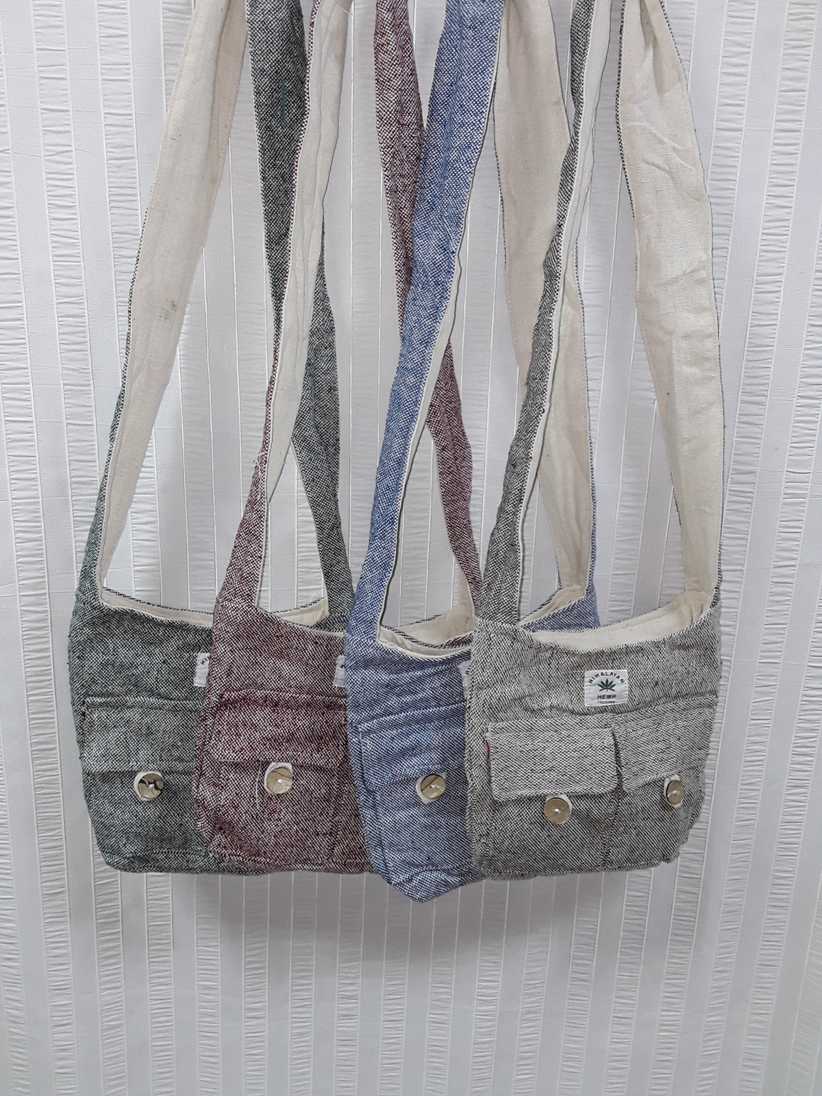 Small Messenger Hemp Bag