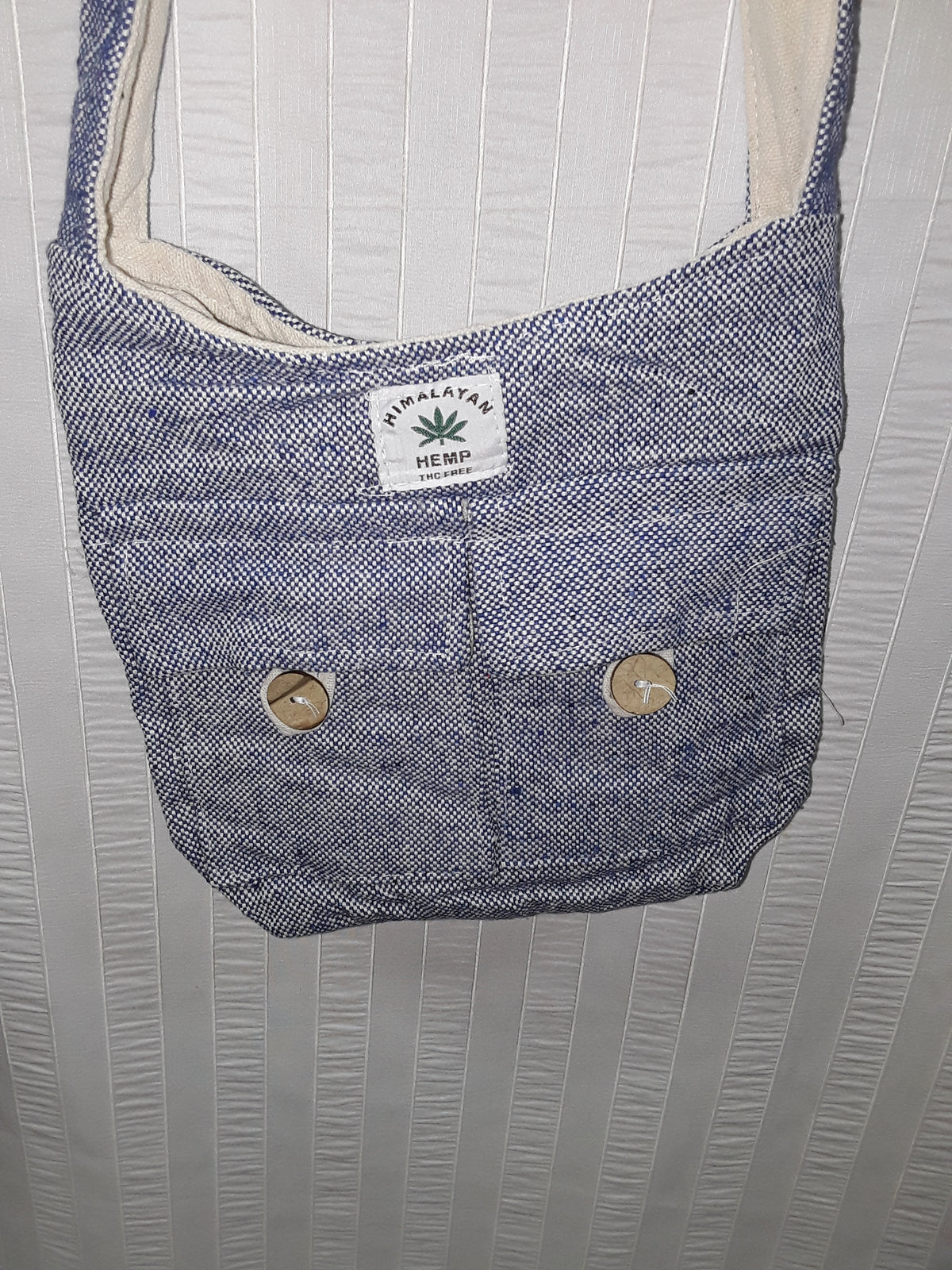 Small Messenger Hemp Bag