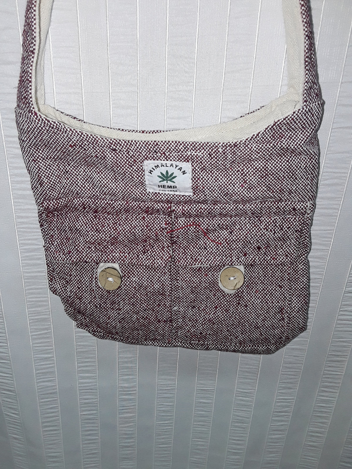 Small Messenger Hemp Bag