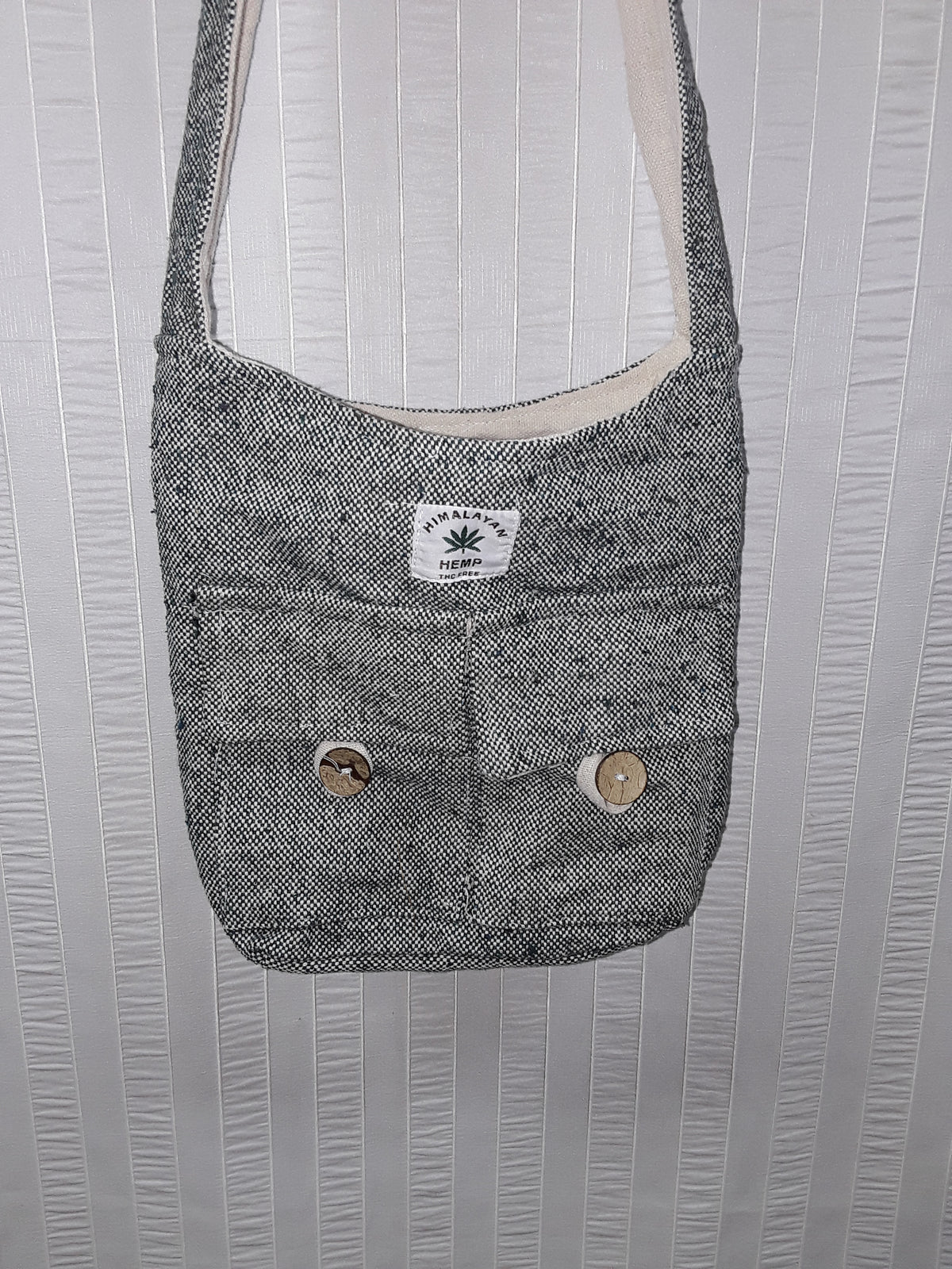 Small Messenger Hemp Bag