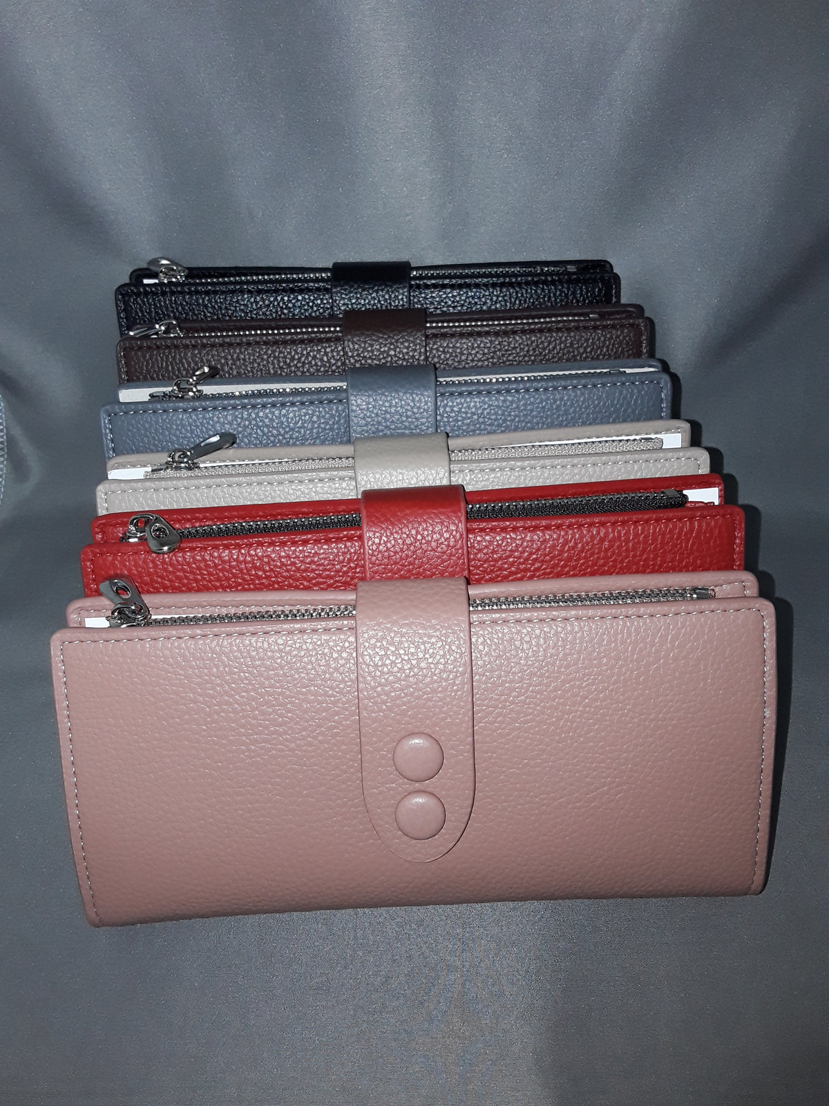 Double Snap Clasped Wallet