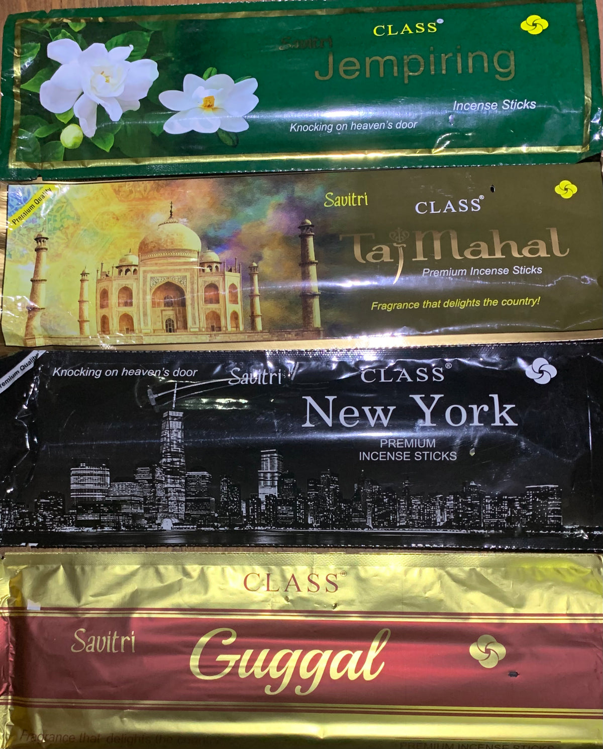 Packaged Incense From India and Indonesia
