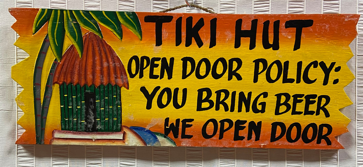 Tiki Hut Signs from Bali