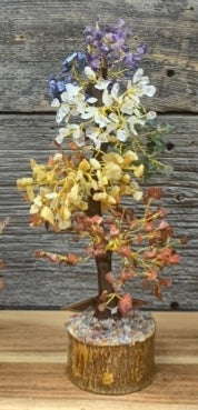 Chakra Trees Adorned With Crystals