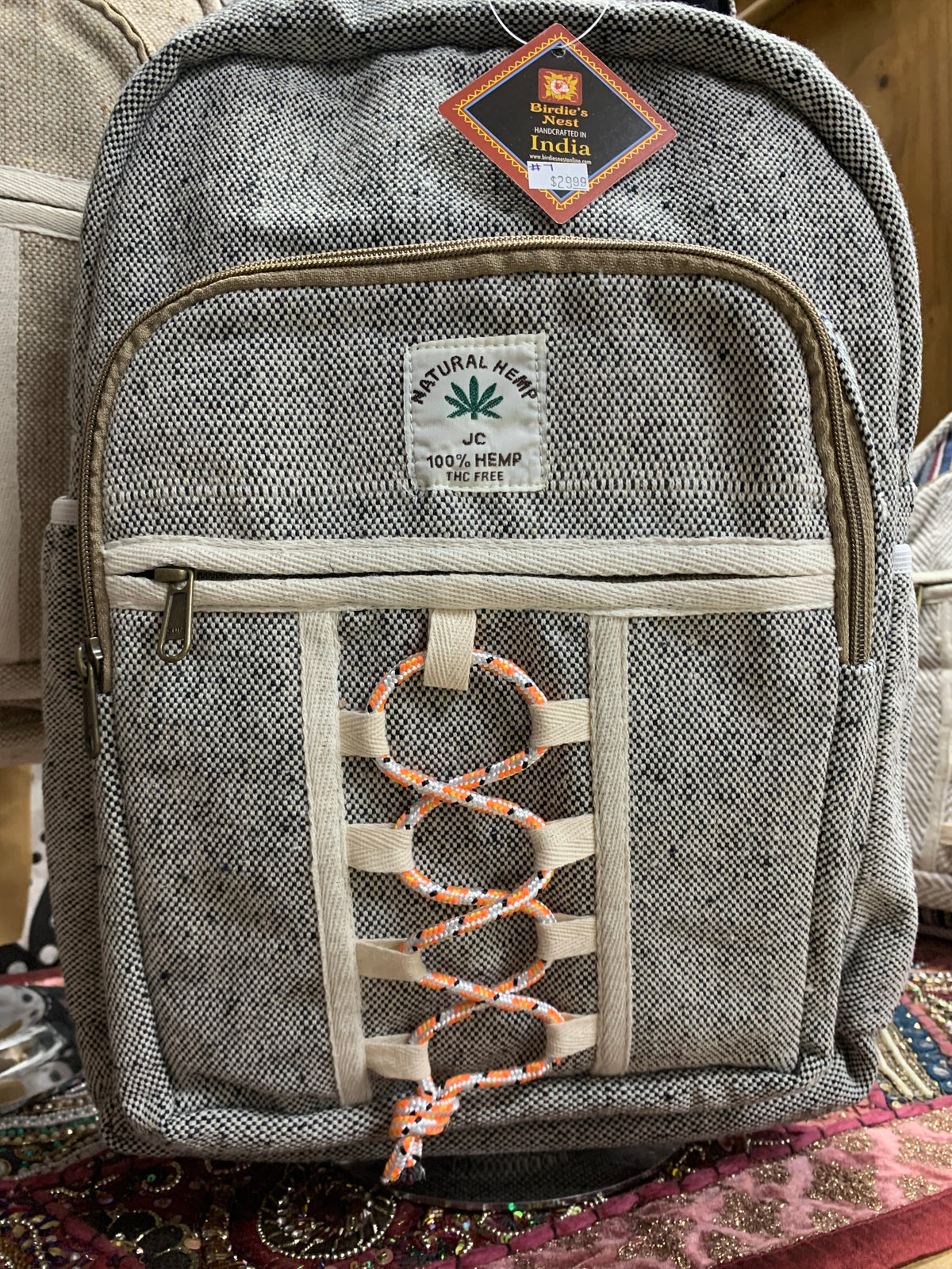 Hemp Backpacks from India