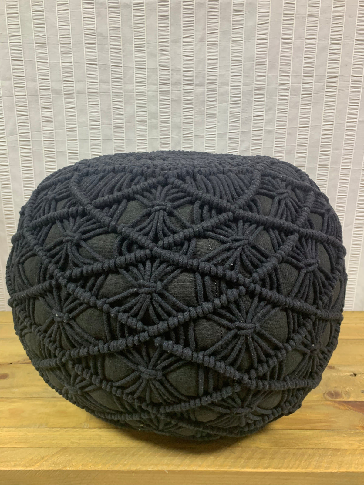 Macrame Poufs from India