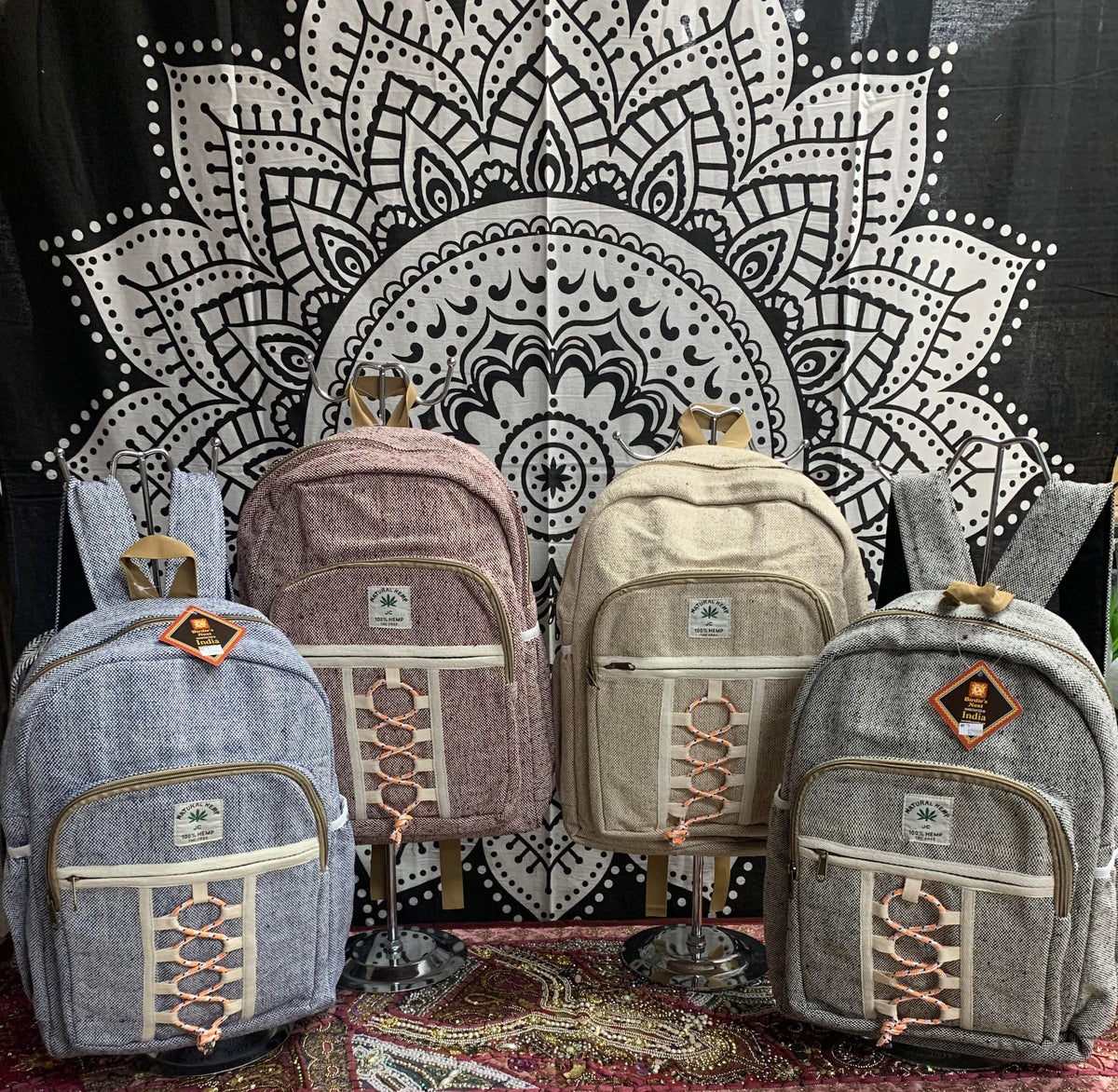 Hemp Backpacks from India