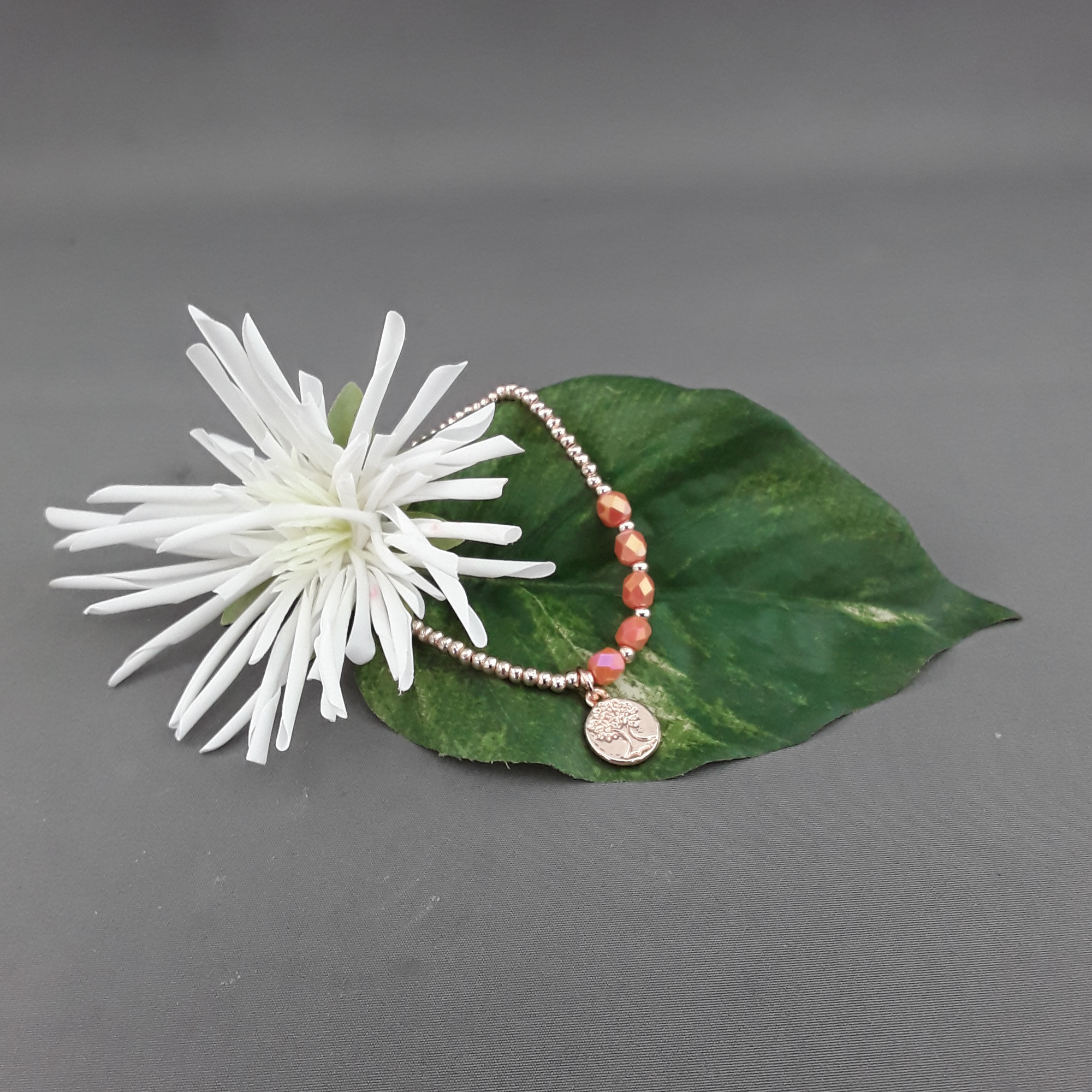 Rose gold stackable bracelet - Birdie’s Nest Inc 