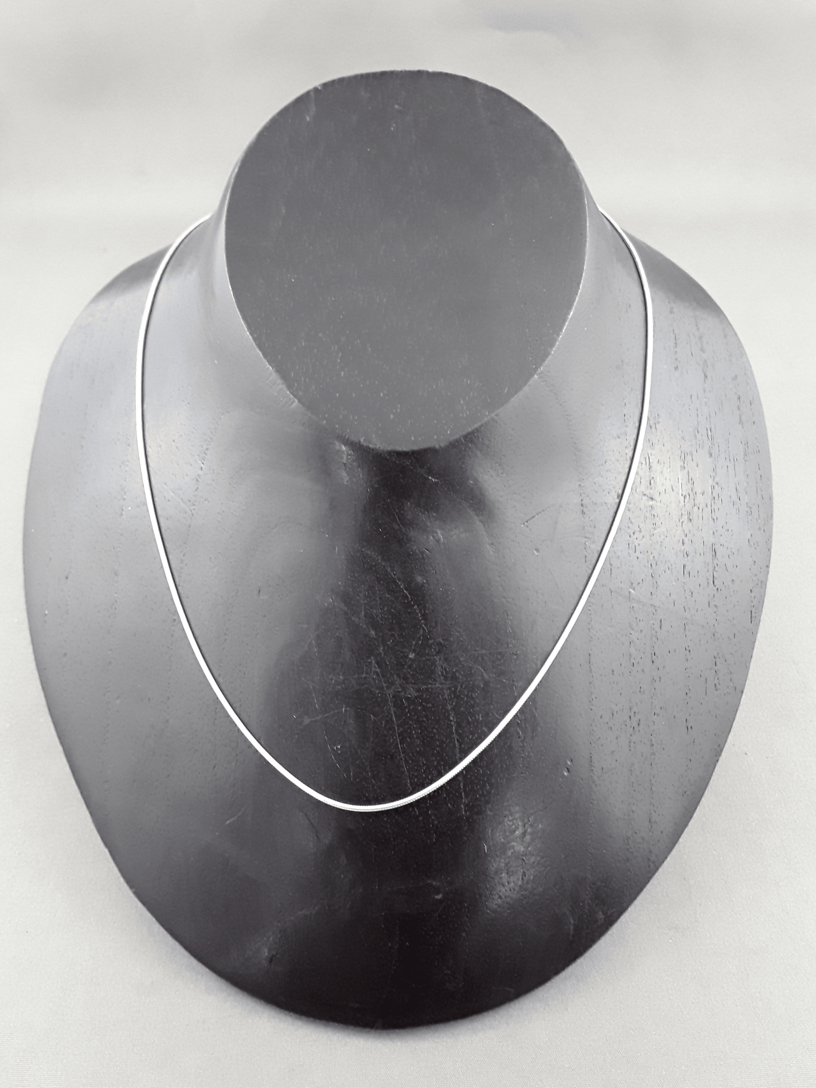 18" round snake sterling silver chain - Birdie’s Nest Inc 