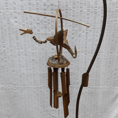 Dragon bamboo wind chime - Birdie’s Nest Inc 