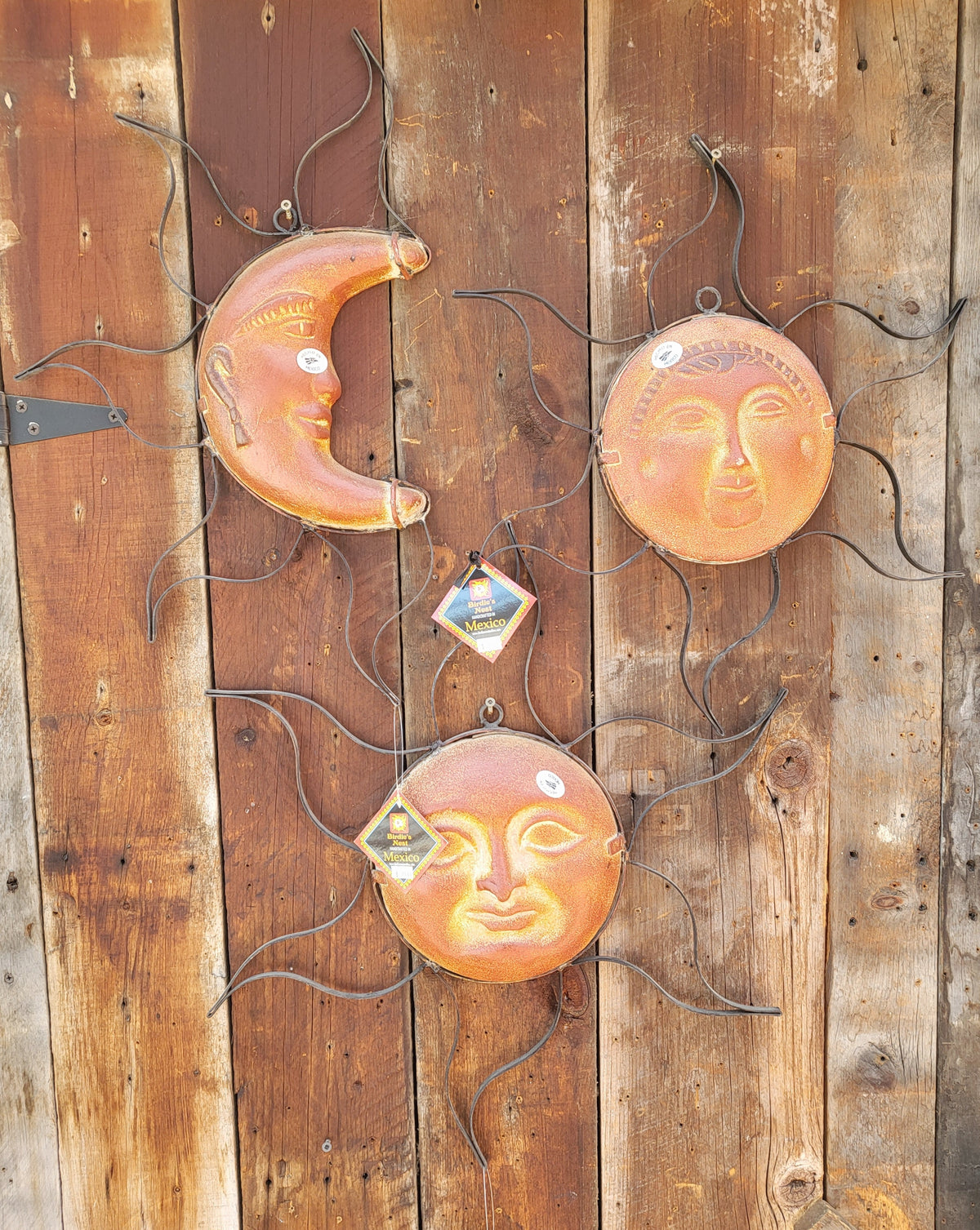 Orange Clay Suns And Moons