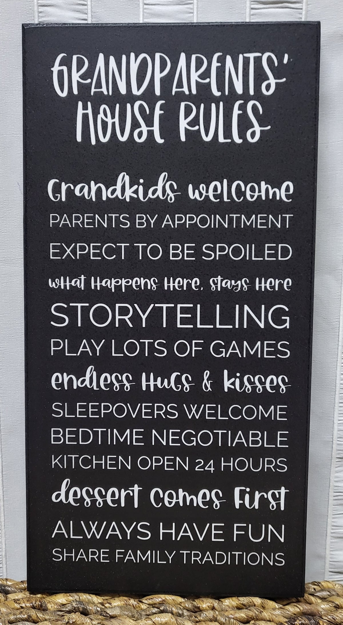 Grandparents&#39; Rules Signs