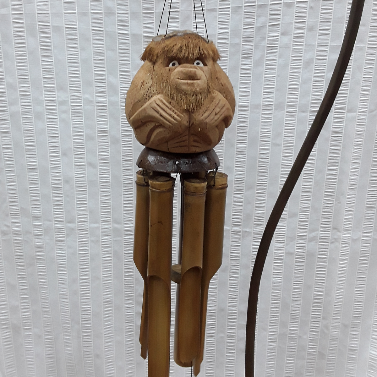 Monkey bamboo wind chime - Birdie’s Nest Inc 