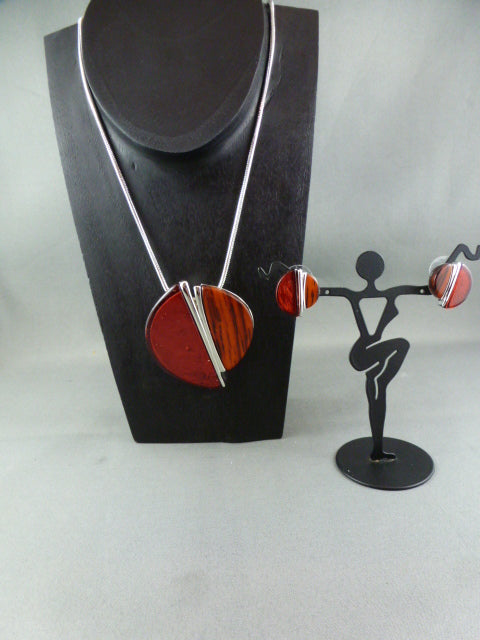 Fashion necklace and earring set FAN 1123 - Birdie’s Nest Inc 