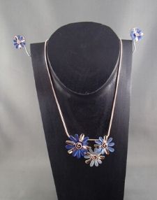 Fashion necklace and earring set FAN 1472 - Birdie’s Nest Inc 