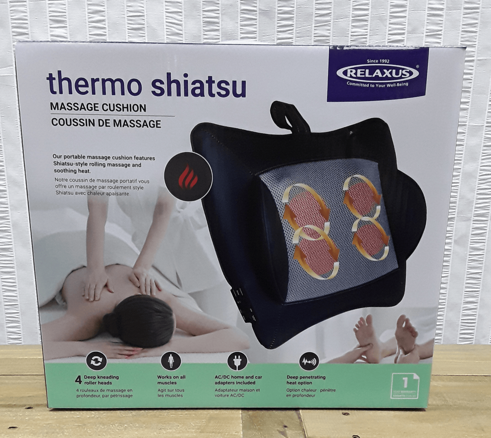 Shiatsu massage cushion - Birdie’s Nest Inc 