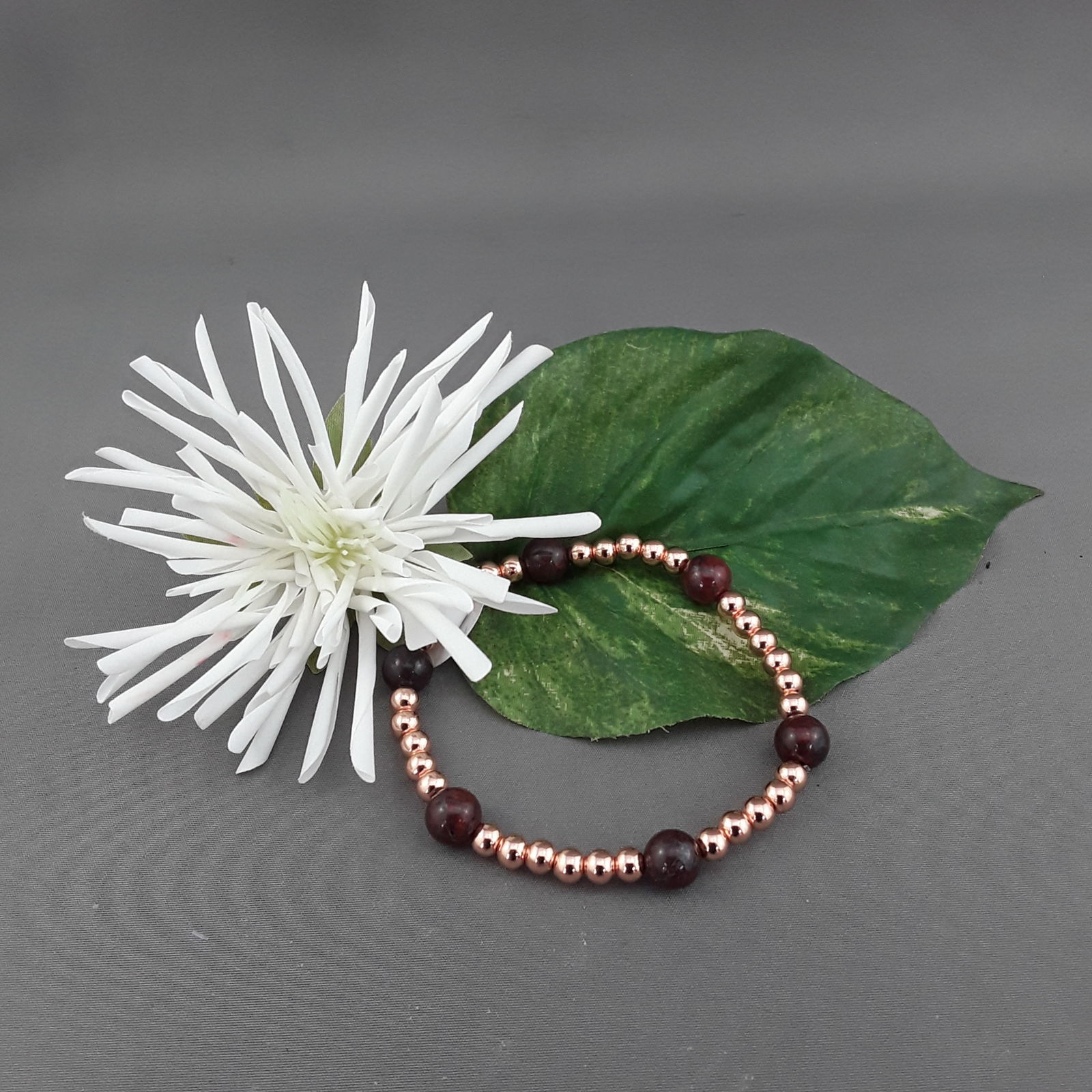 Rose gold & purple stackable bracelet - Birdie’s Nest Inc 