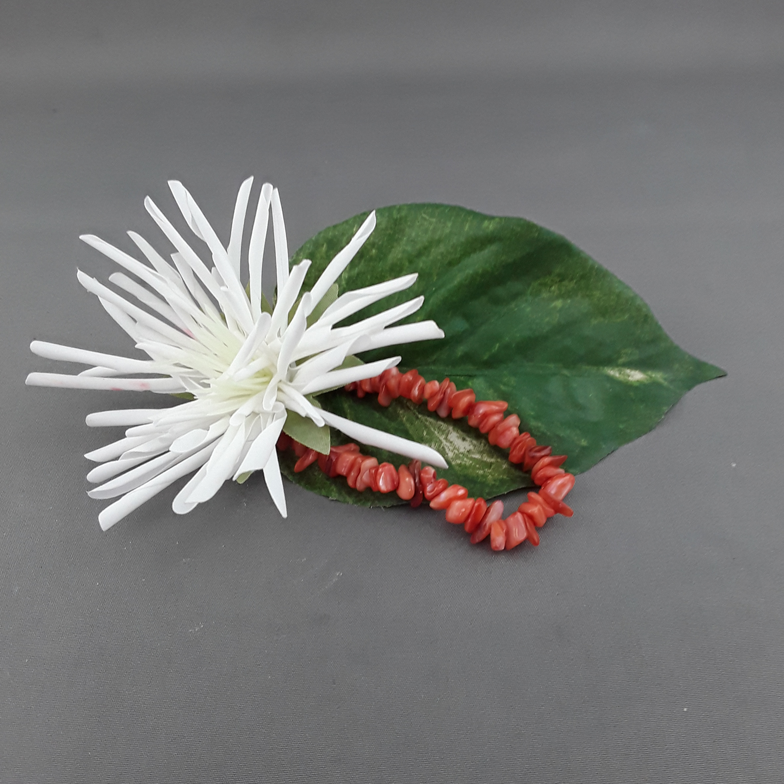 Orange stackable bracelet - Birdie’s Nest Inc 