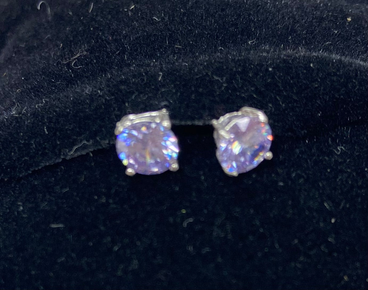 Sterling Silver June Earrings