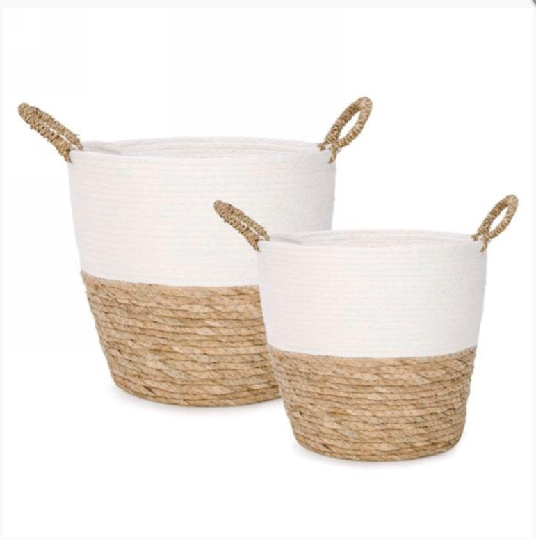Jute &amp; Cotton Baskets