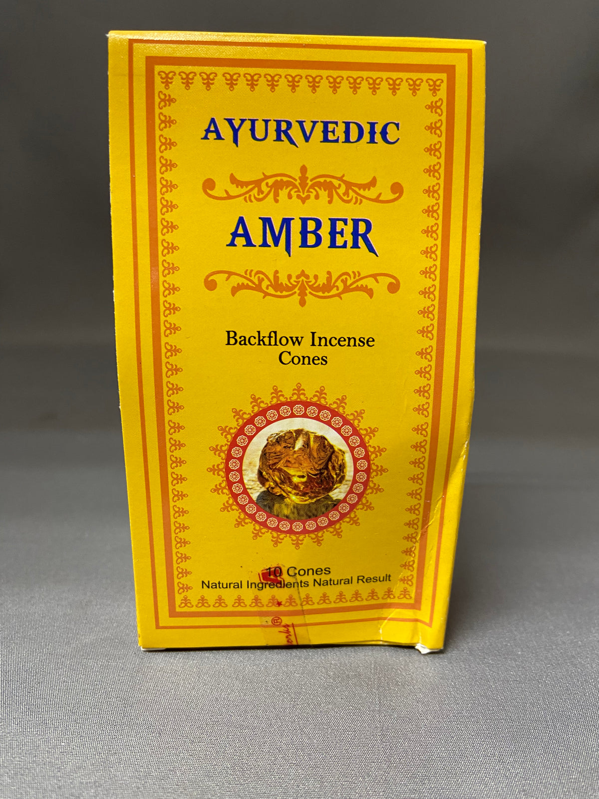 Incense Backflow Cones Ayurvedic/Amber