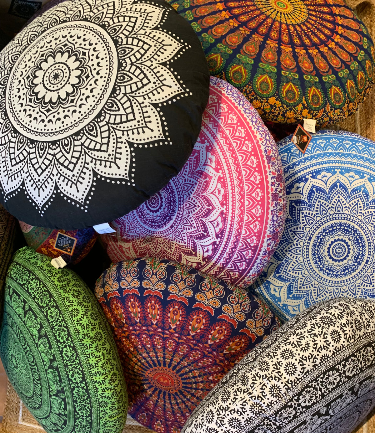 Meditation Cushions from India CLEARANCE