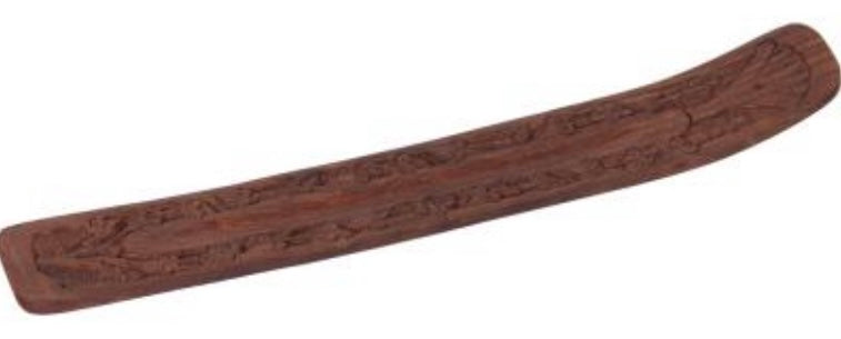 Wooden Incense Holders/Carved Flowers