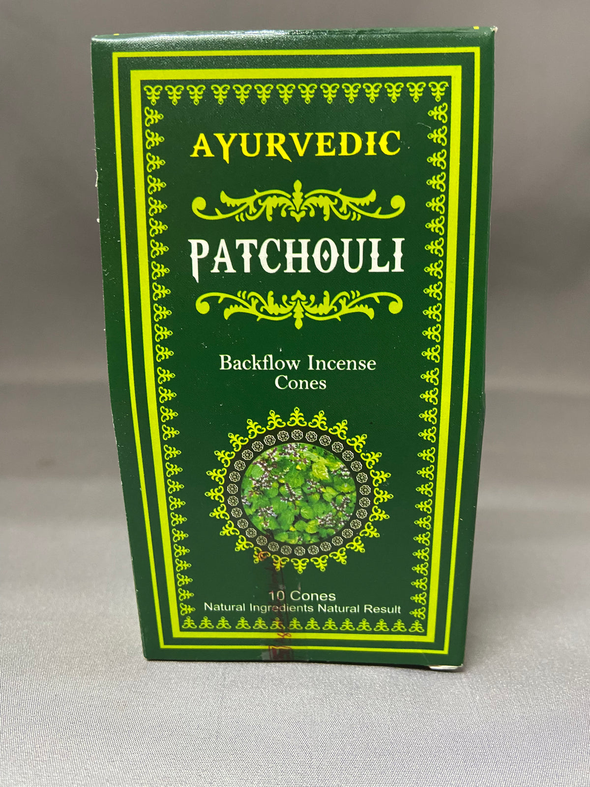 Incense Backflow Cones Ayurvedic/Patchouli