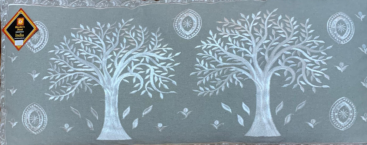 Tree of Life Cushions/Grey&amp;White