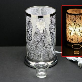 Silver Feather Touch Lamps